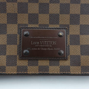 Pre-owned Louis Vuitton BROOKLYN MM EBENE Damier Canvas N51211 shoulderbag | stylenewstar