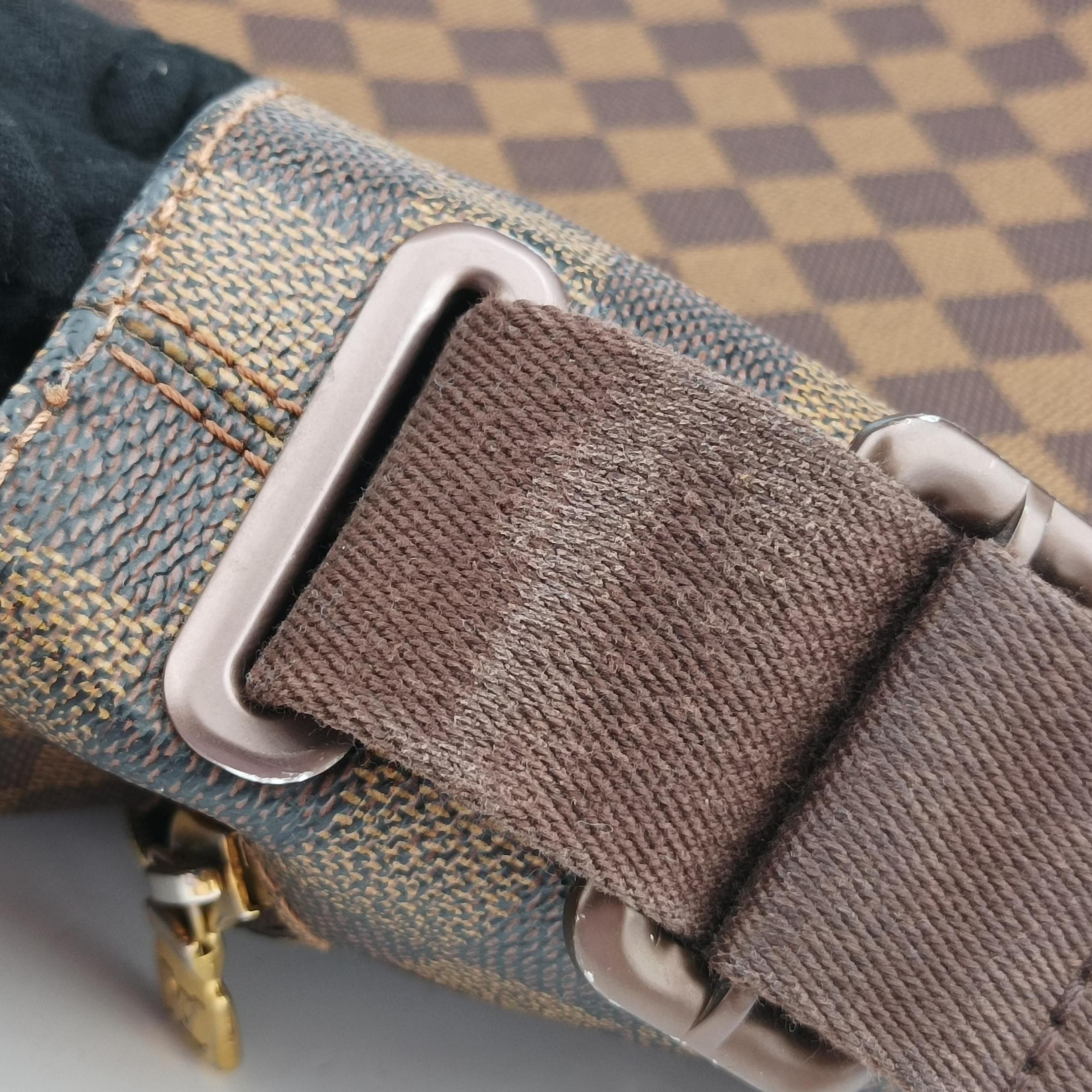 Pre-owned Louis Vuitton BROOKLYN MM EBENE Damier Canvas N51211 shoulderbag | stylenewstar