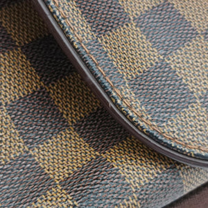 Pre-owned Louis Vuitton BROOKLYN MM EBENE Damier Canvas N51211 shoulderbag | stylenewstar