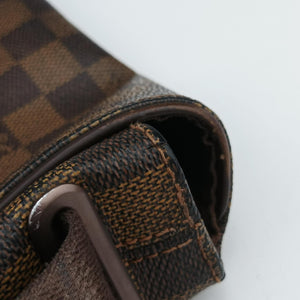 Pre-owned Louis Vuitton BROOKLYN MM EBENE Damier Canvas N51211 shoulderbag | stylenewstar