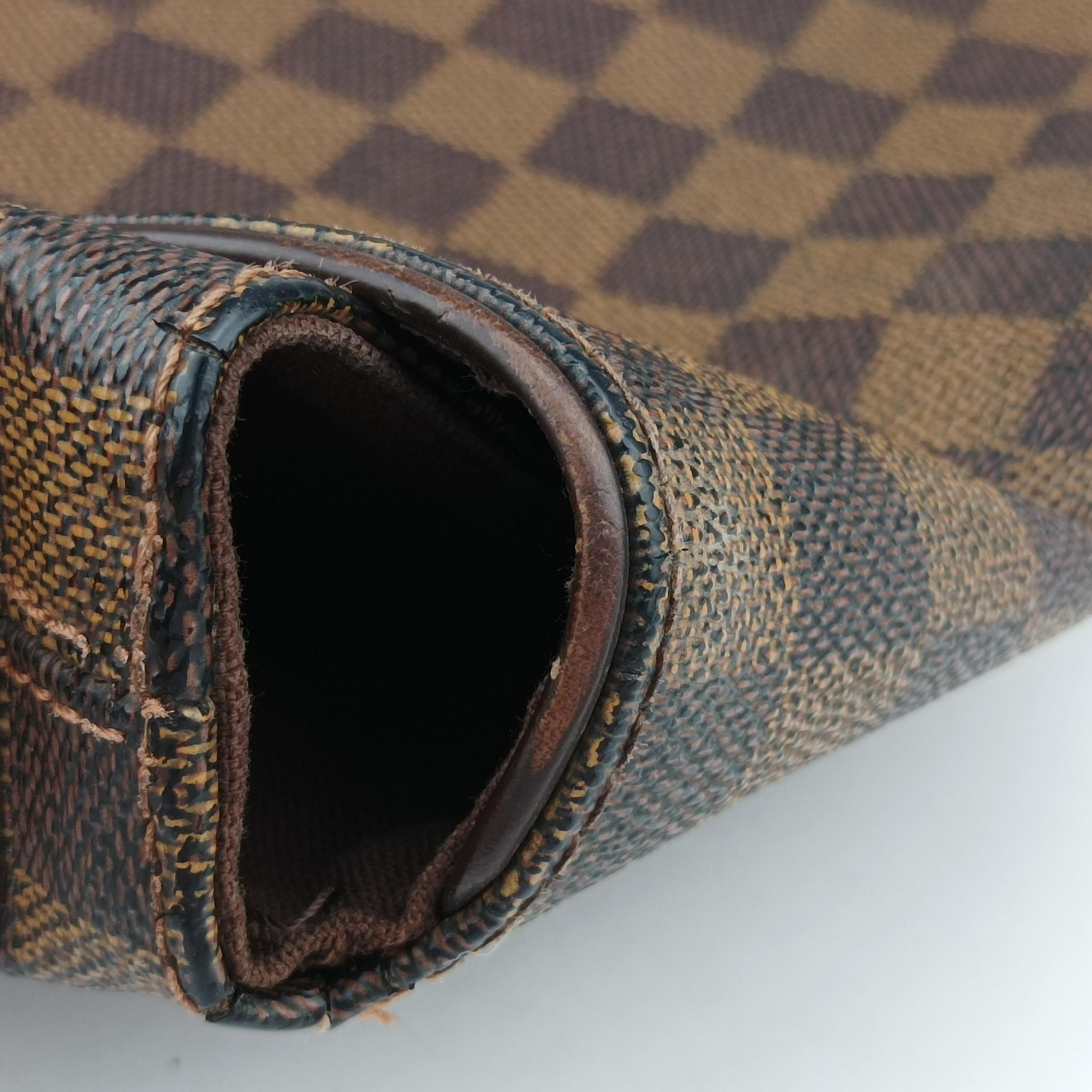 Pre-owned Louis Vuitton BROOKLYN MM EBENE Damier Canvas N51211 shoulderbag | stylenewstar