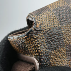 Pre-owned Louis Vuitton BROOKLYN MM EBENE Damier Canvas N51211 shoulderbag | stylenewstar