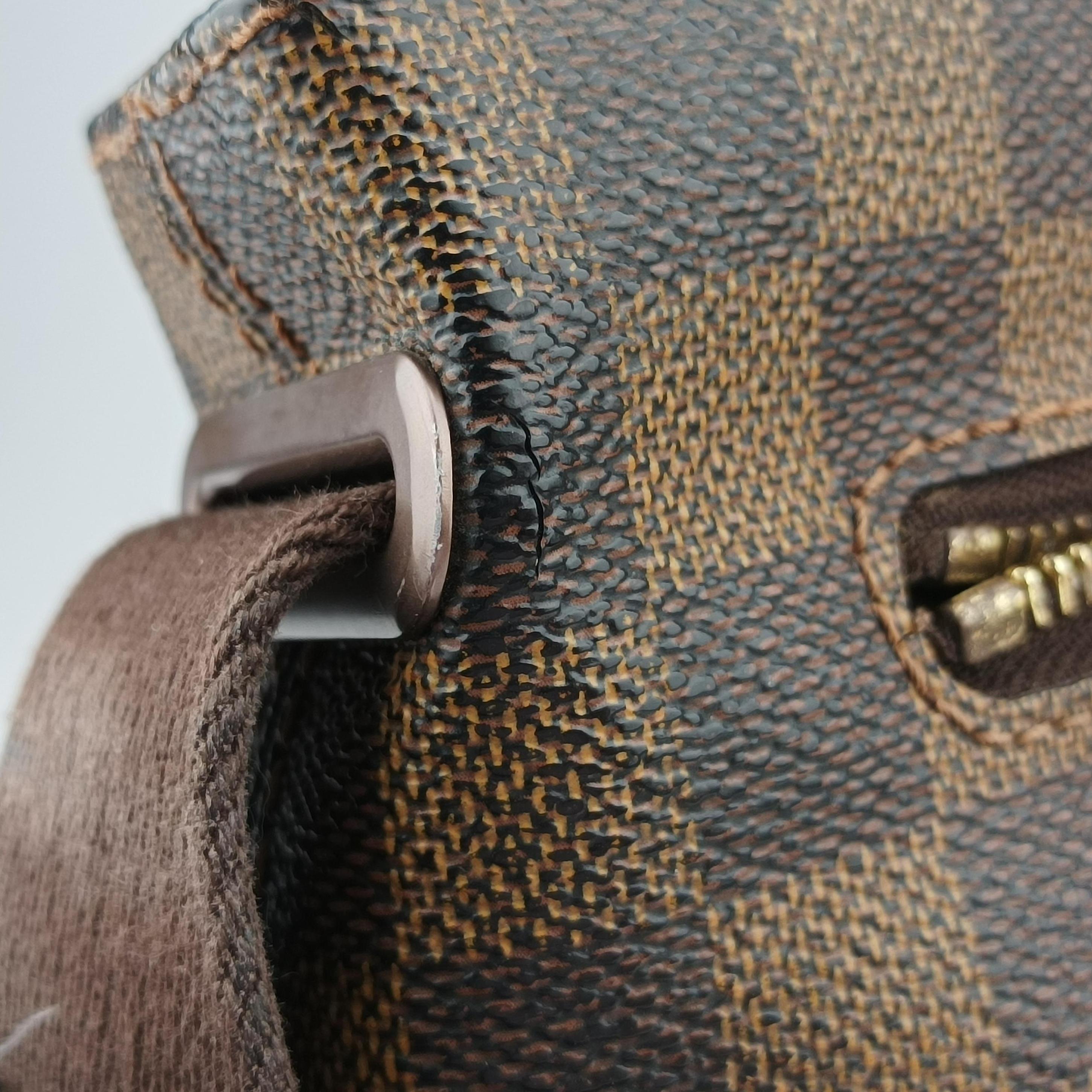 Pre-owned Louis Vuitton BROOKLYN MM EBENE Damier Canvas N51211 shoulderbag | stylenewstar