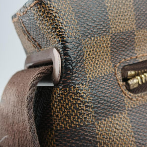 Pre-owned Louis Vuitton BROOKLYN MM EBENE Damier Canvas N51211 shoulderbag | stylenewstar