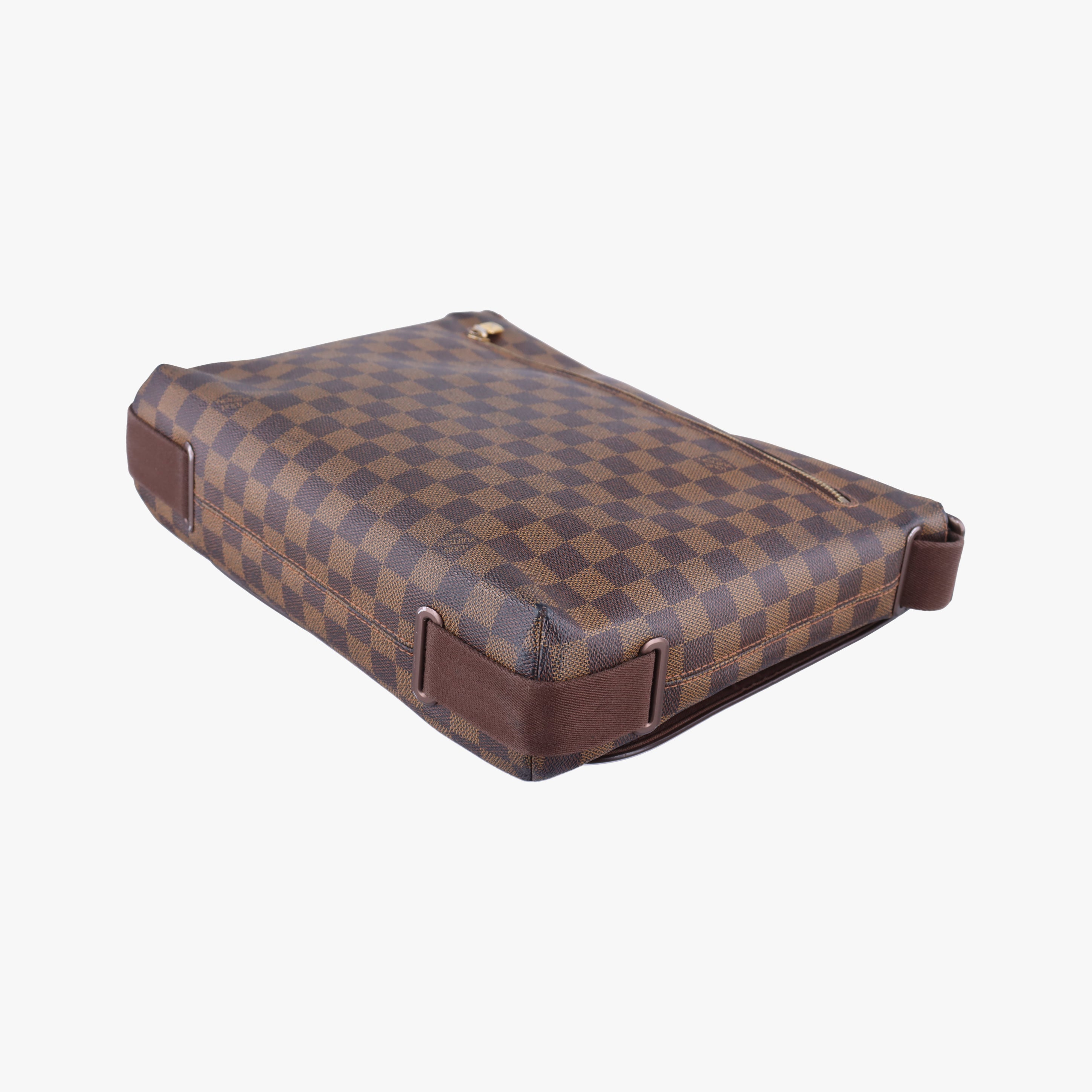 Pre-owned Louis Vuitton BROOKLYN MM EBENE Damier Canvas N51211 shoulderbag | stylenewstar