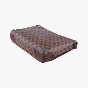 Pre-owned Louis Vuitton BROOKLYN MM EBENE Damier Canvas N51211 shoulderbag | stylenewstar