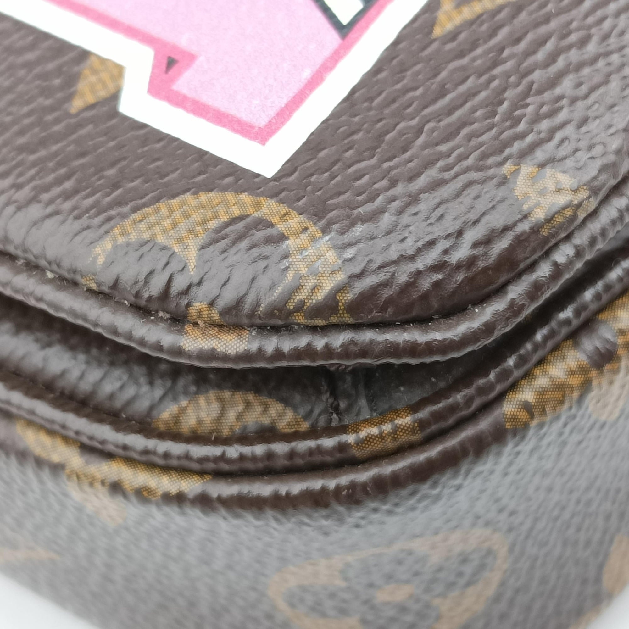 Secondhand Louis Vuitton Pochette MeTIS MM Brown×multicolor Monogram Patches M43991 shoulderbag | stylenewstar