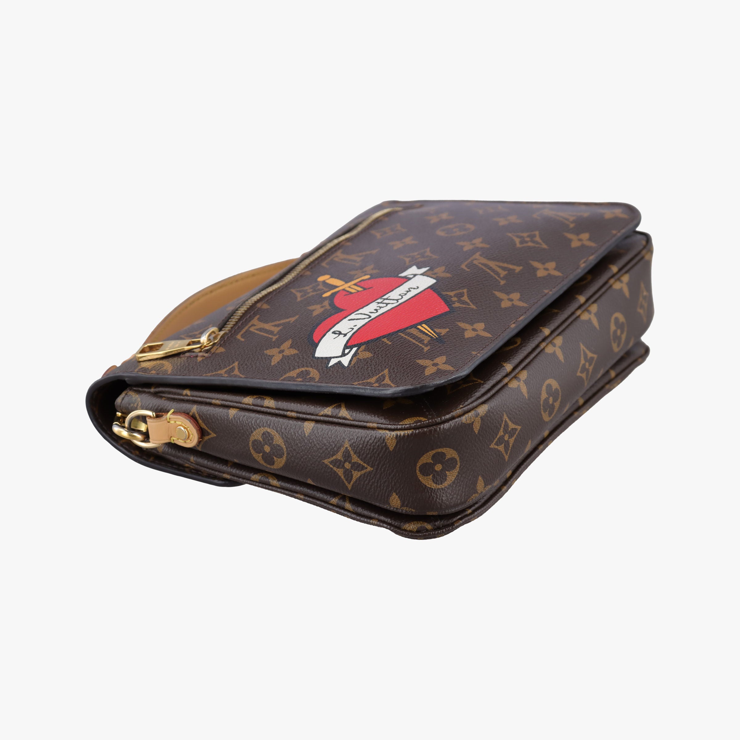 Secondhand Louis Vuitton Pochette MeTIS MM Brown×multicolor Monogram Patches M43991 shoulderbag | stylenewstar