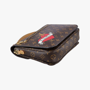 Secondhand Louis Vuitton Pochette MeTIS MM Brown×multicolor Monogram Patches M43991 shoulderbag | stylenewstar