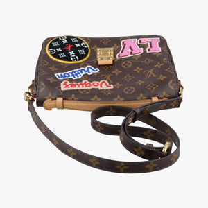 Secondhand Louis Vuitton Pochette MeTIS MM Brown×multicolor Monogram Patches M43991 shoulderbag | stylenewstar