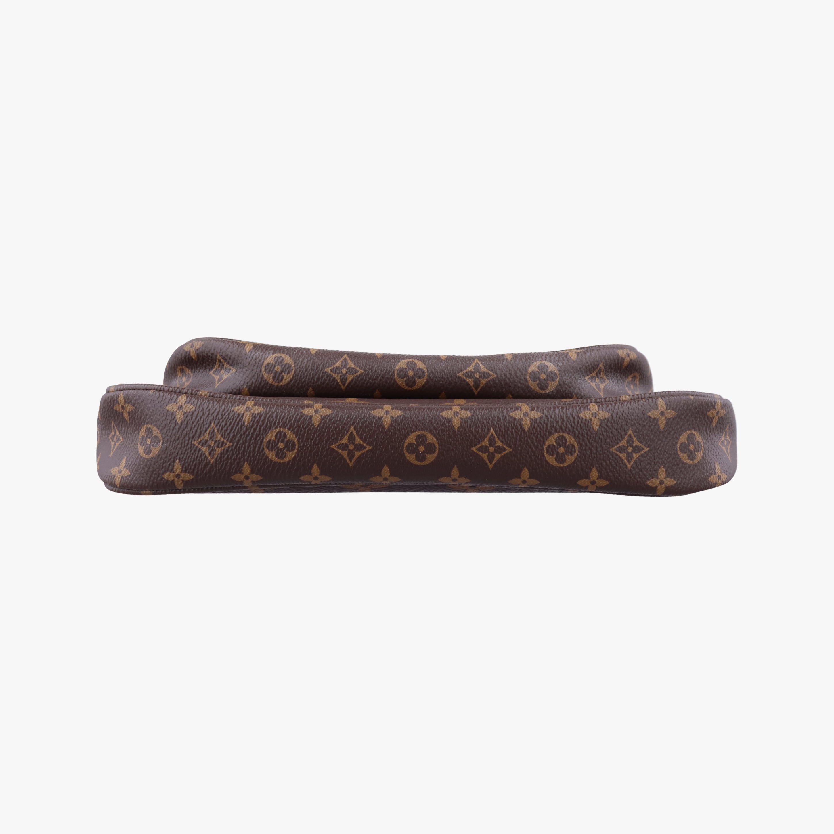 Vintage Louis Vuitton MULTI POCHETTE ACCESSOIRES MARRON×ROSE CLAIRE Monogram Canvas M44840 shoulderbag | stylenewstar