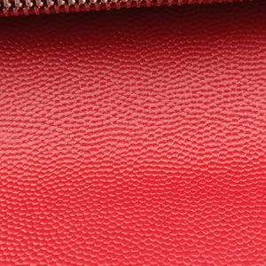 Pre-owned Yves Saint Laurent Cassandra Envelope Red Caviar Skin 393953 shoulderbag | stylenewstar