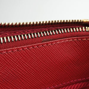 Pre-owned Prada Galleria Red SAFFIANO Leather BN1844 shoulderbag | stylenewstar