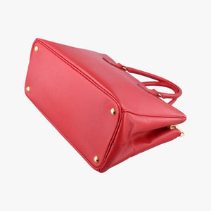 Pre-owned Prada Galleria Red SAFFIANO Leather BN1844 shoulderbag | stylenewstar