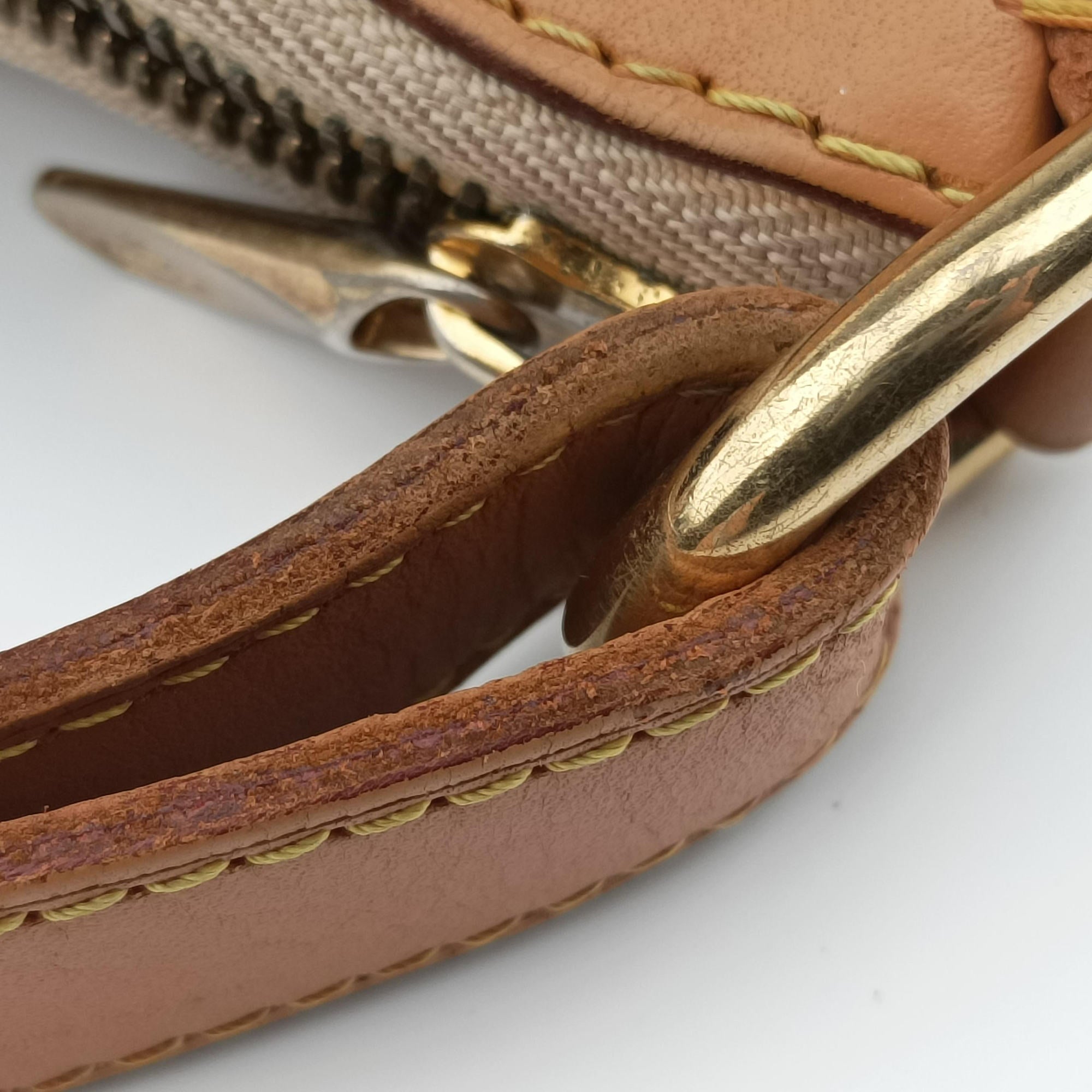Pre-owned Louis Vuitton GRETA white Monogram Multicolor M40195 shoulderbag | stylenewstar