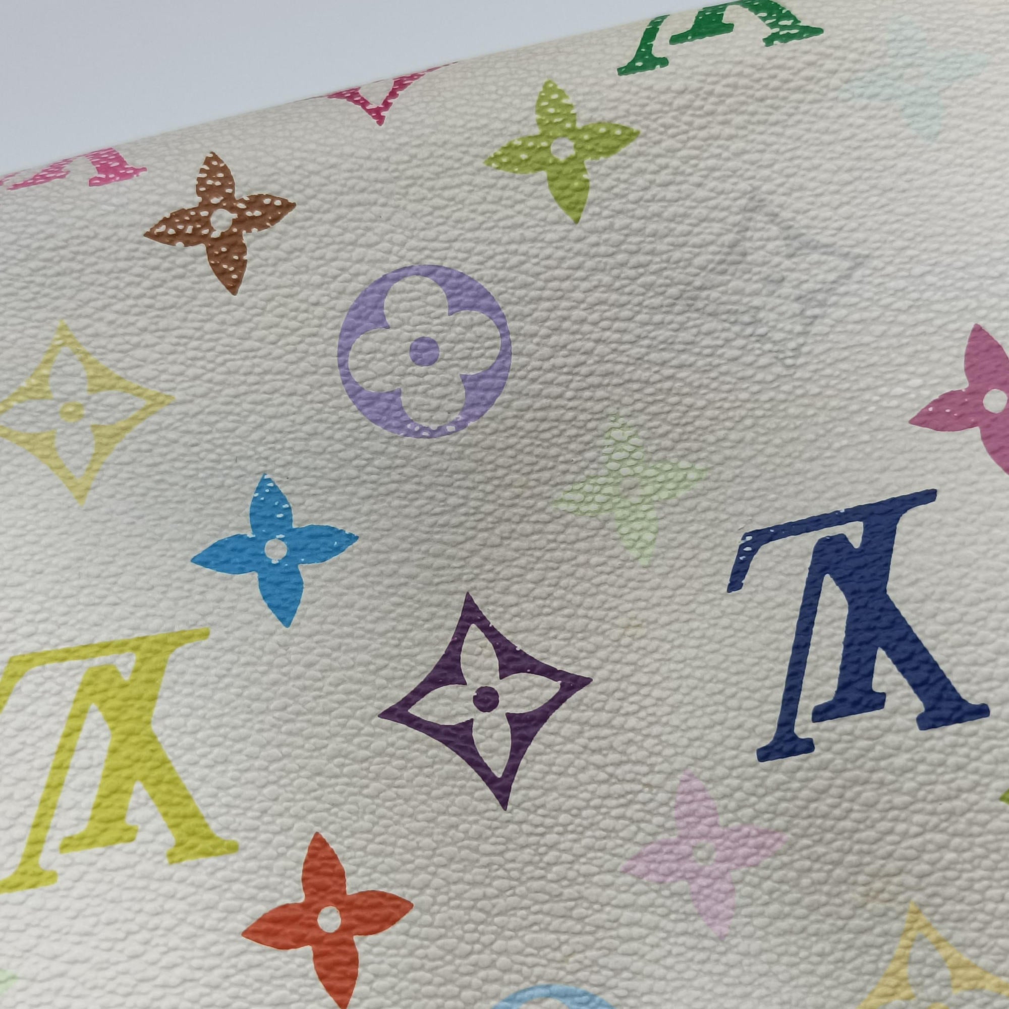 Pre-owned Louis Vuitton GRETA white Monogram Multicolor M40195 shoulderbag | stylenewstar