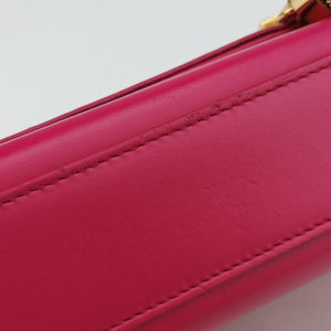 Pre-owned Yves Saint Laurent KATE Rose Leather 354119 shoulderbag | stylenewstar