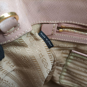 Pre-owned Prada Galleria Pink SAFFIANO Leather BN1874 shoulderbag | stylenewstar