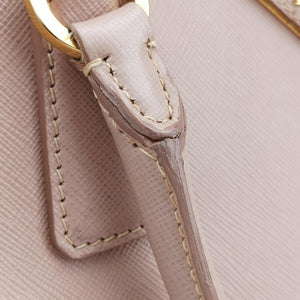 Pre-owned Prada Galleria Pink SAFFIANO Leather BN1874 shoulderbag | stylenewstar