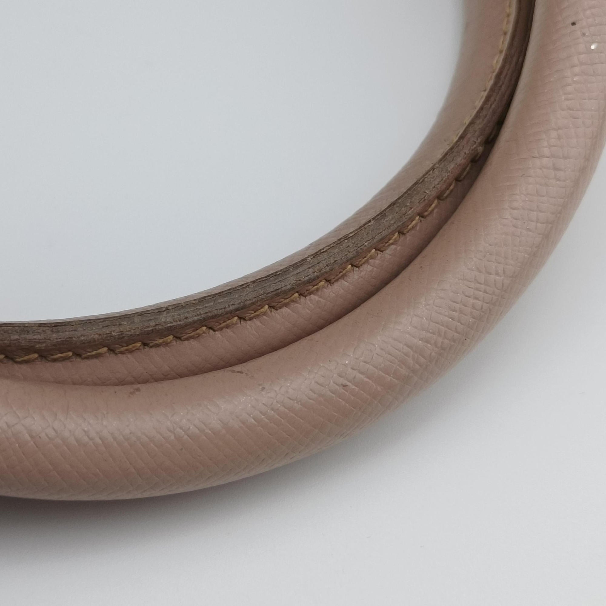 Pre-owned Prada Galleria Pink SAFFIANO Leather BN1874 shoulderbag | stylenewstar