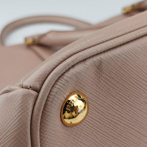Pre-owned Prada Galleria Pink SAFFIANO Leather BN1874 shoulderbag | stylenewstar