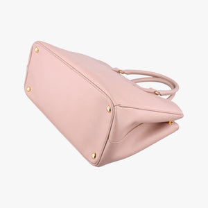 Pre-owned Prada Galleria Pink SAFFIANO Leather BN1874 shoulderbag | stylenewstar