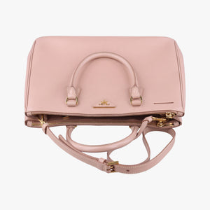 Pre-owned Prada Galleria Pink SAFFIANO Leather BN1874 shoulderbag | stylenewstar