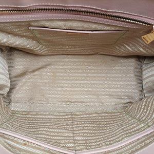 Pre-owned Prada Galleria Pink SAFFIANO Leather BN1874 shoulderbag | stylenewstar