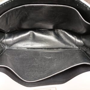 Pre-owned Prada Astrology Cahier White×Black Saffiano leather×Leather  shoulderbag | stylenewstar