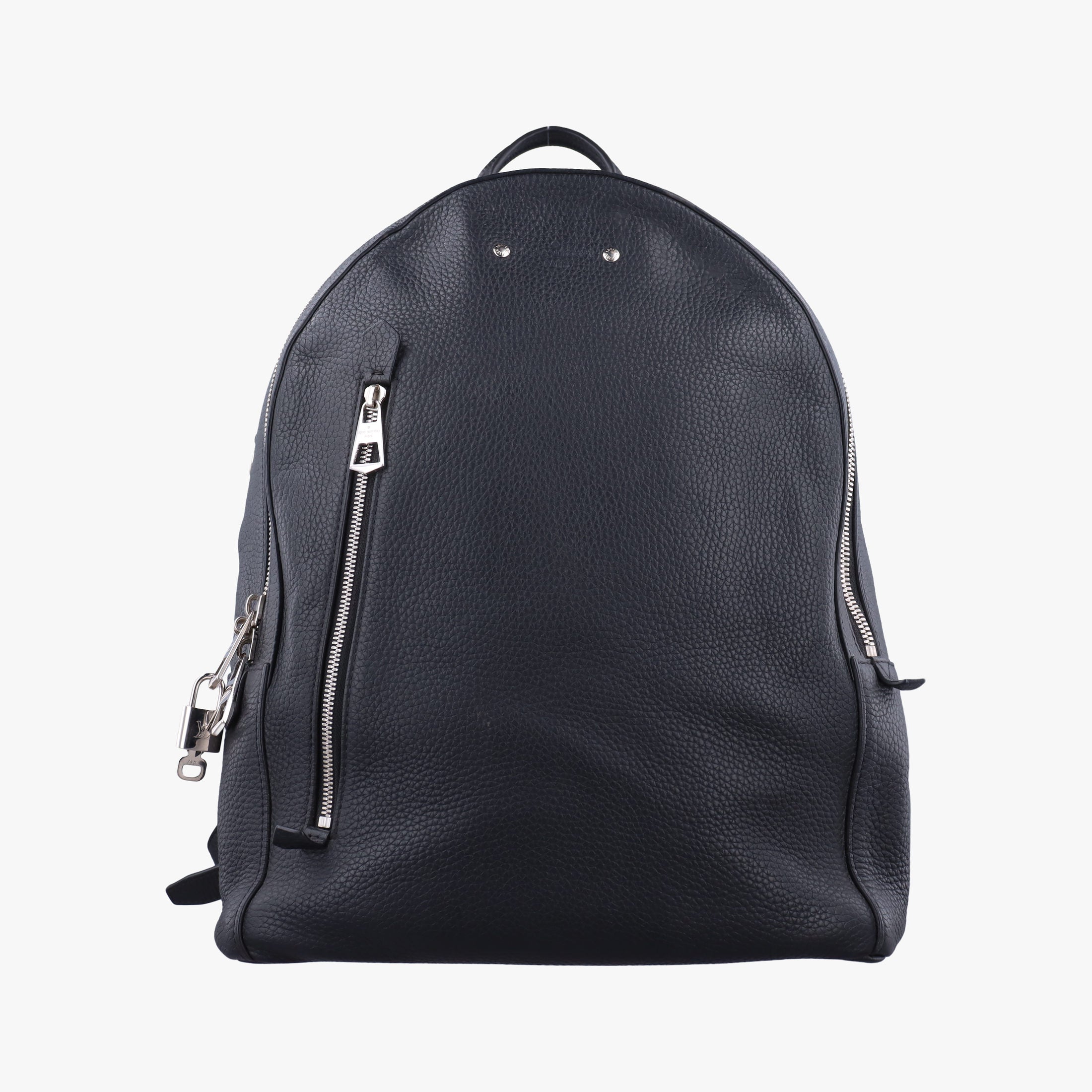 Secondhand Louis Vuitton ARMAND Noir Taurillon Leather M42687 backpack/rucksack | stylenewstar