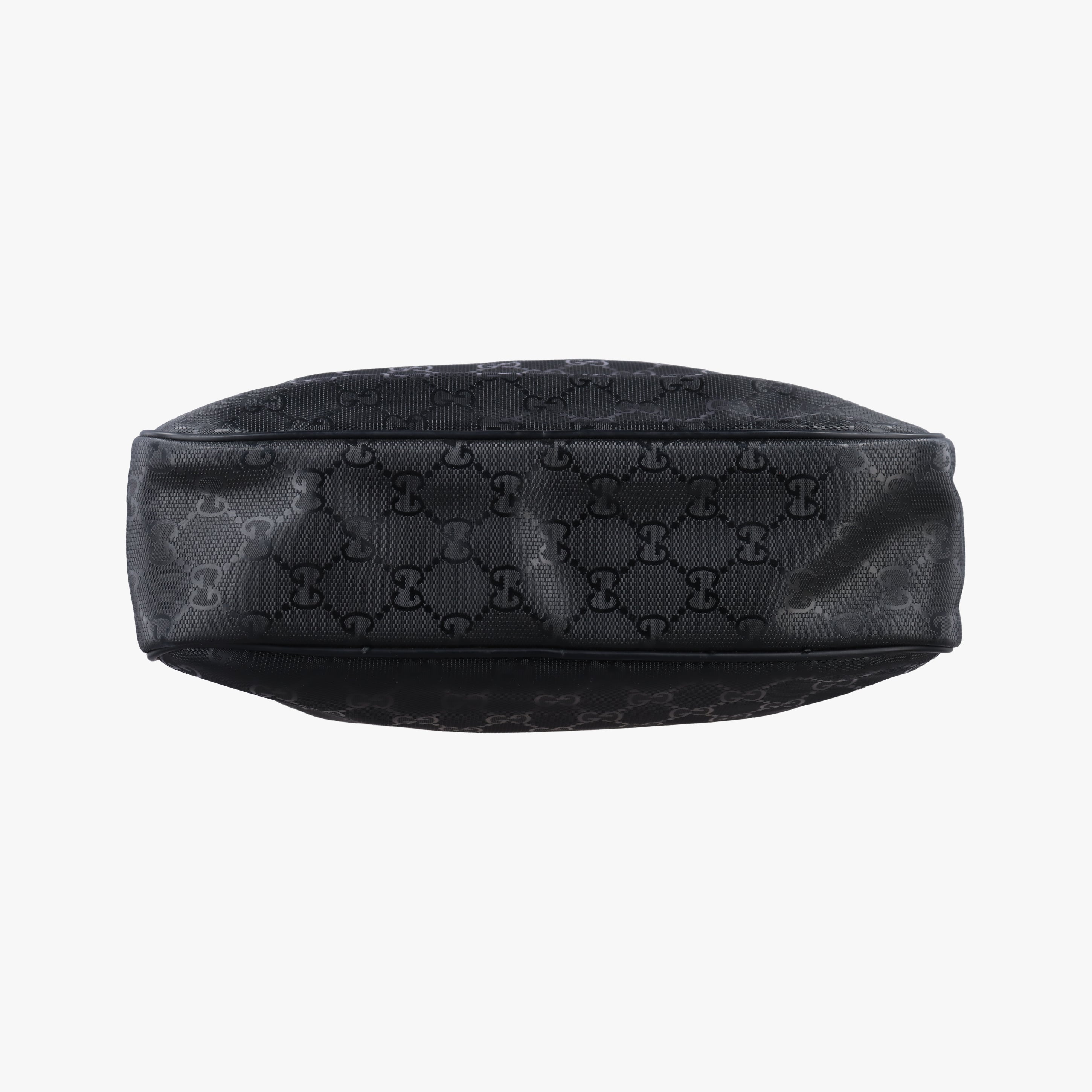 Pre-owned Gucci GG Imprime Messenger Black PVC coated canvas 201448 shoulderbag | stylenewstar