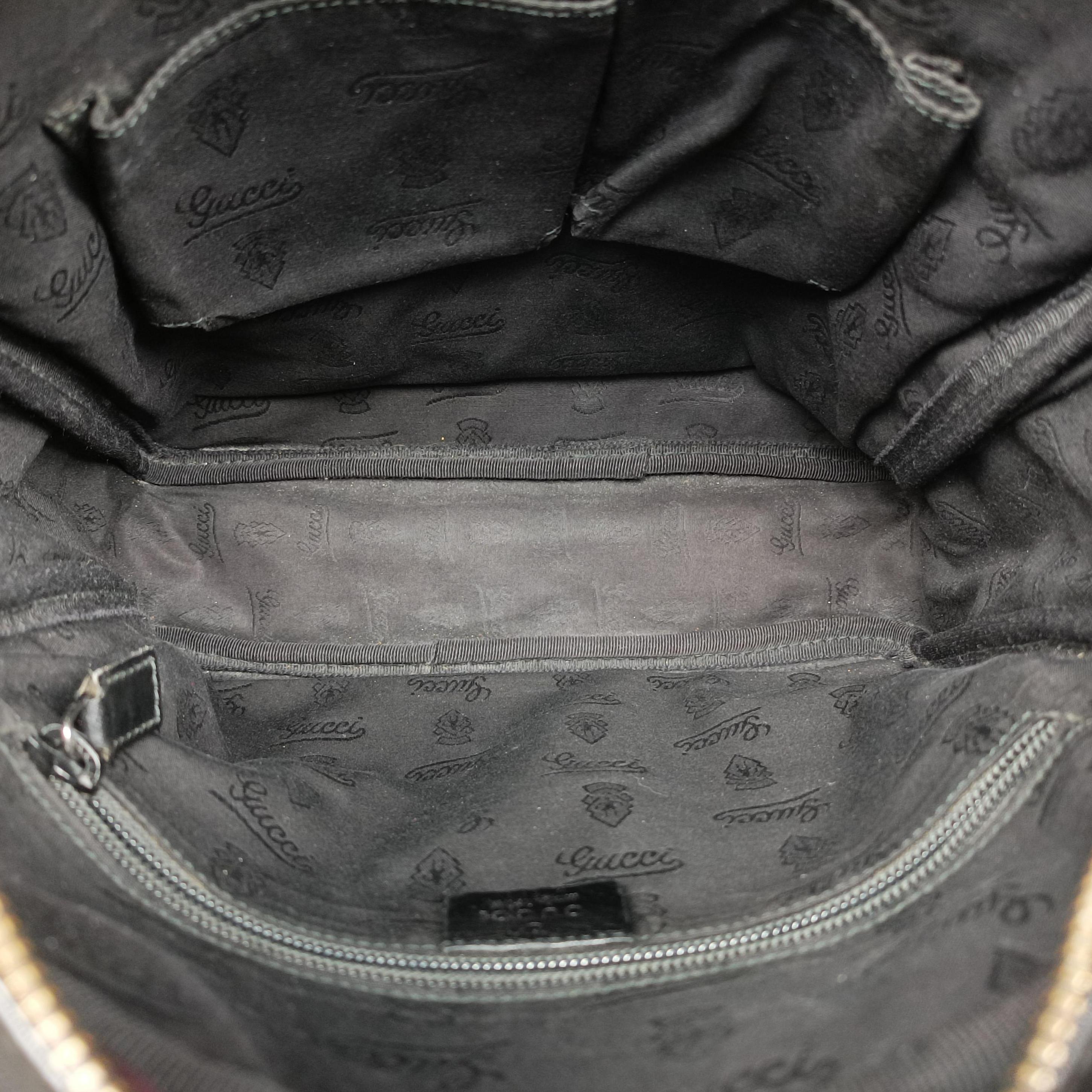 Pre-owned Gucci GG Imprime Messenger Black PVC coated canvas 201448 shoulderbag | stylenewstar
