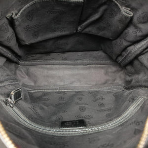 Pre-owned Gucci GG Imprime Messenger Black PVC coated canvas 201448 shoulderbag | stylenewstar