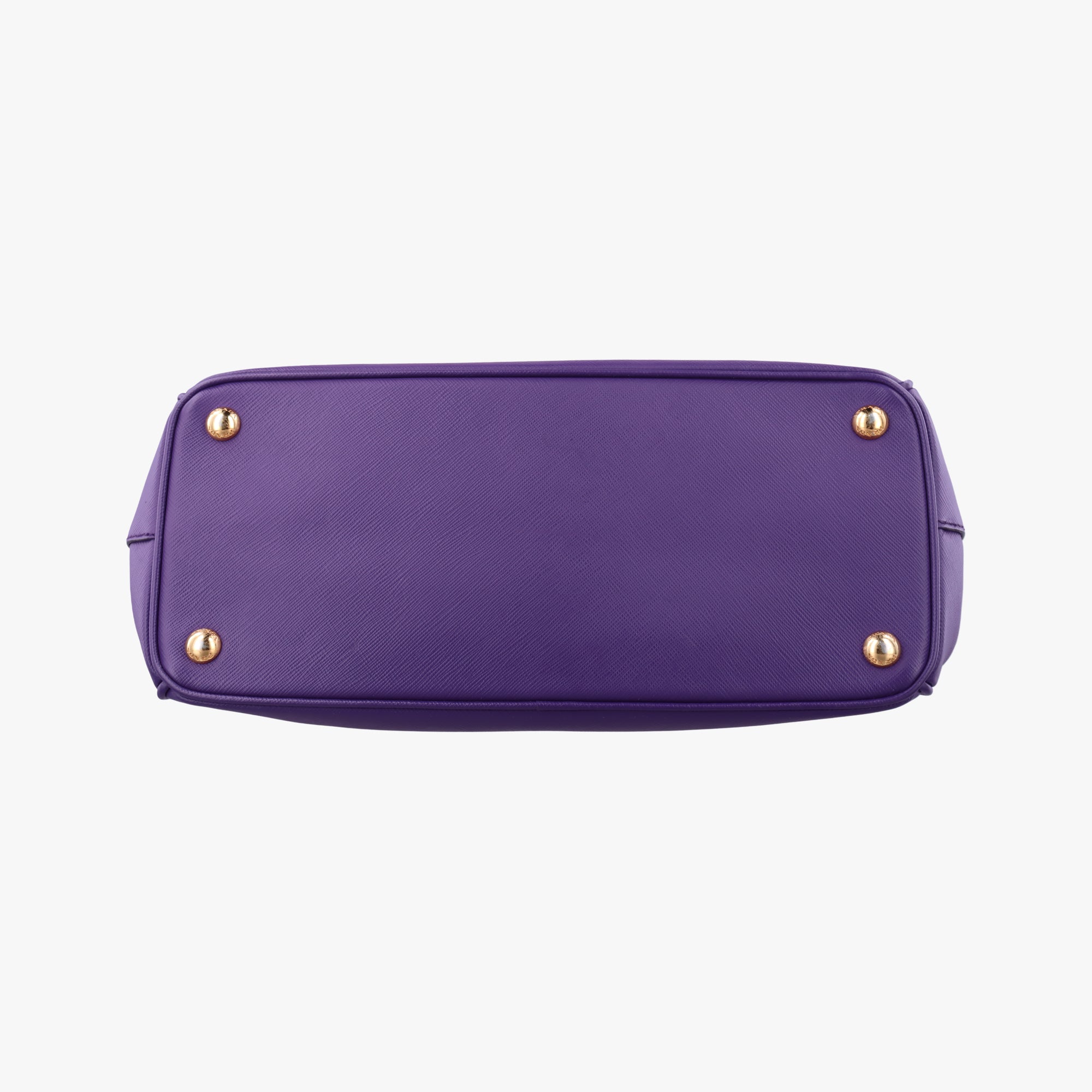 Pre-owned Prada Galleria Purple SAFFIANO Leather BN1801 handbag | stylenewstar