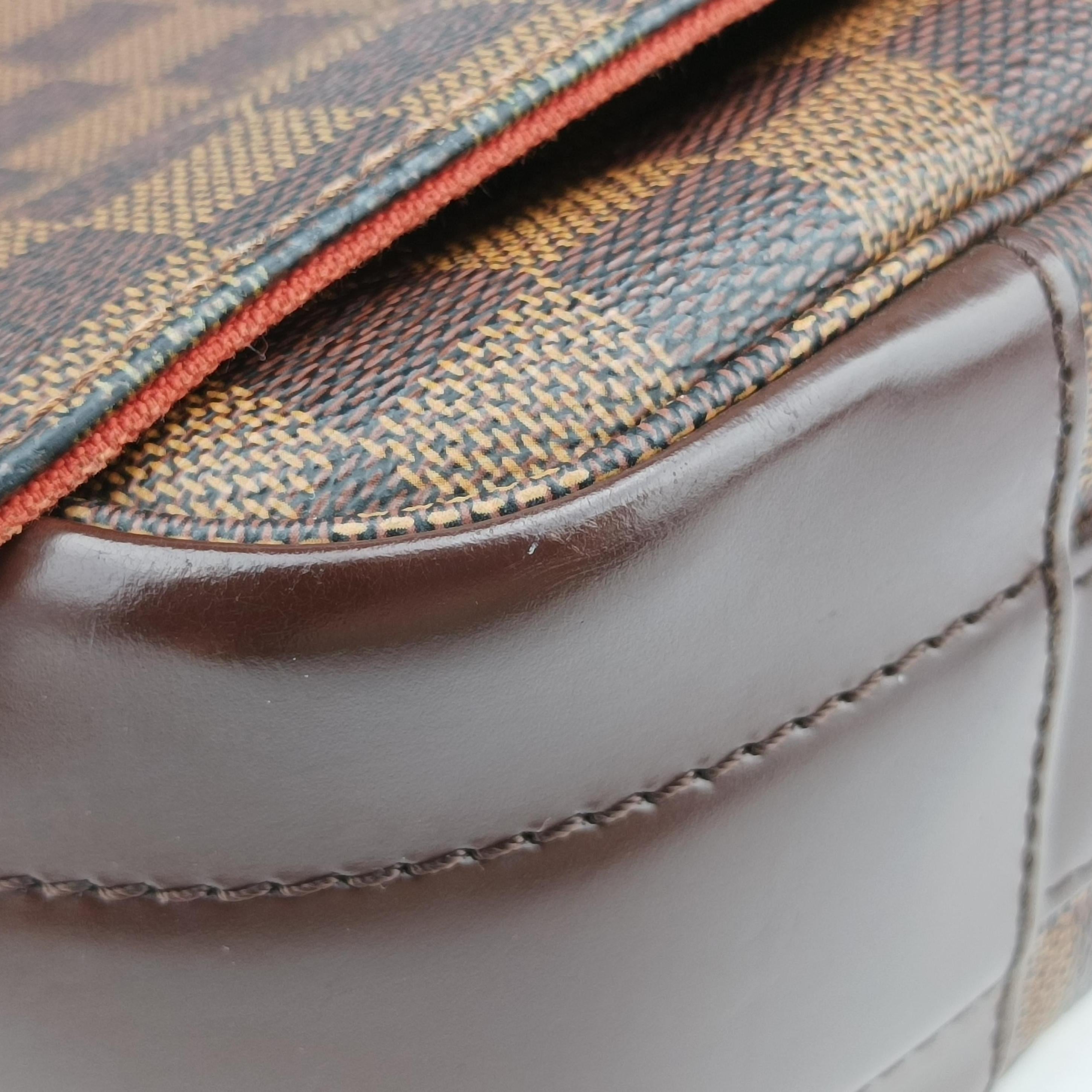 Vintage Louis Vuitton Bastille Messenger EBENE Damier Canvas N45258 shoulderbag | stylenewstar