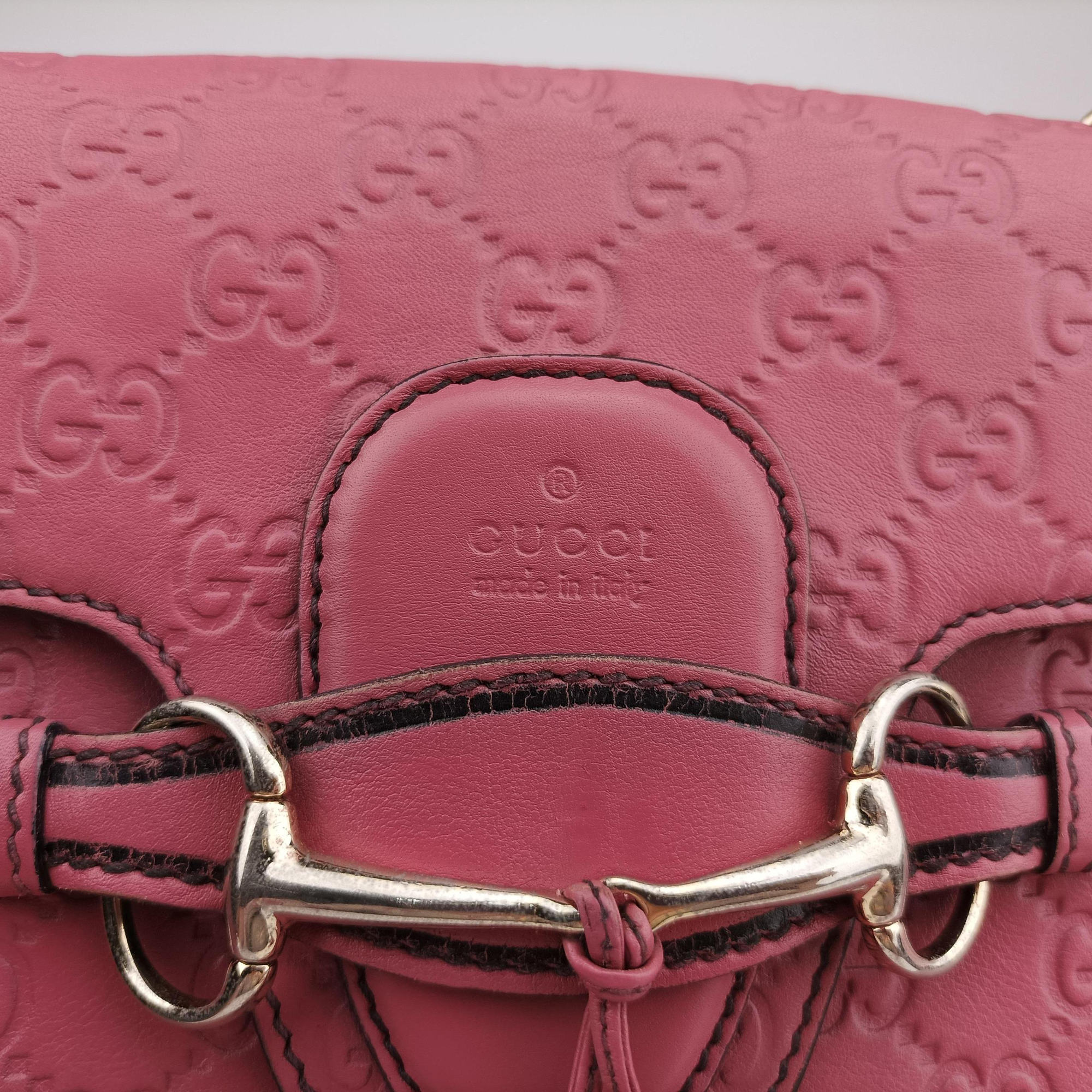 Vintage Gucci Emily Pink Leather 295402 shoulderbag | stylenewstar