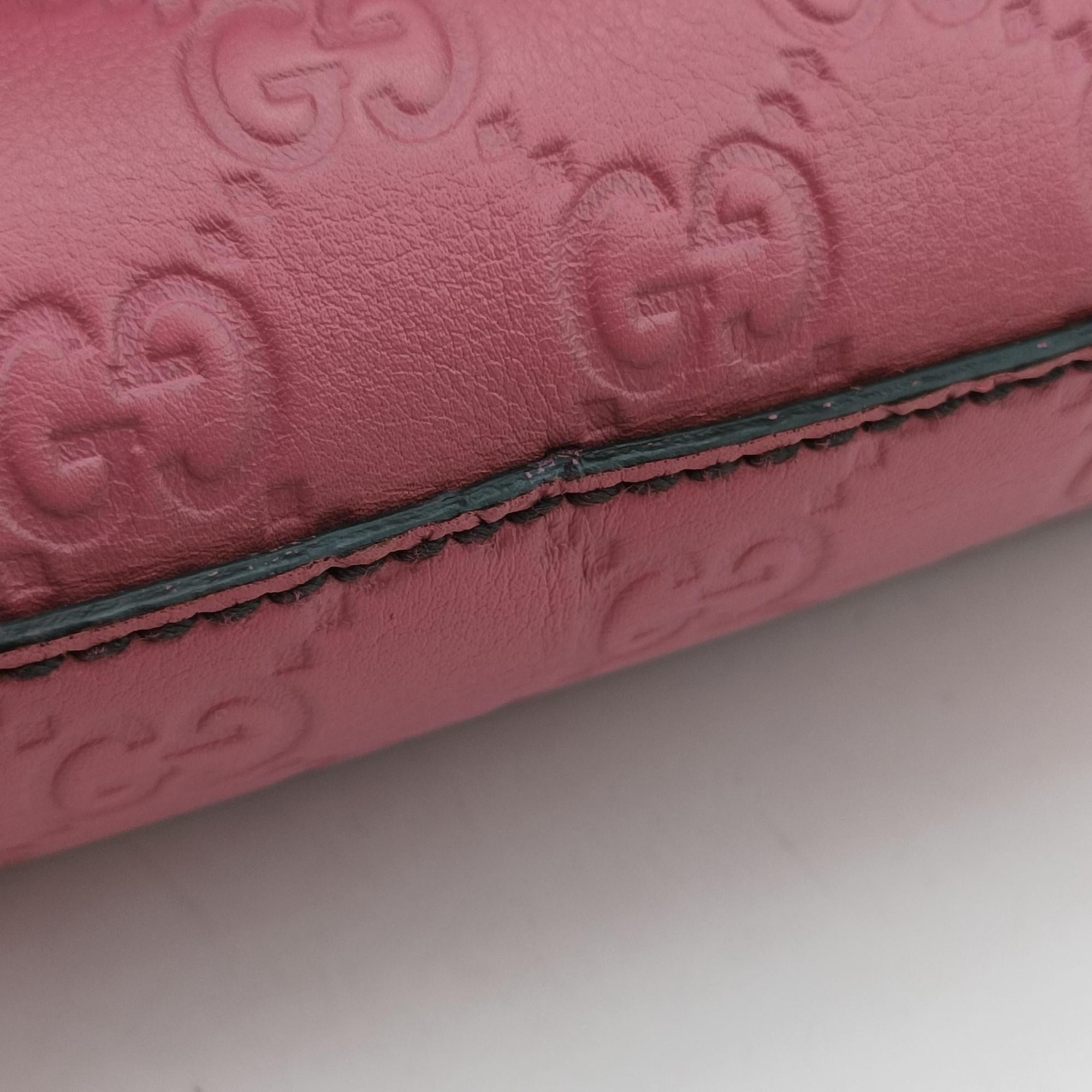 Vintage Gucci Emily Pink Leather 295402 shoulderbag | stylenewstar