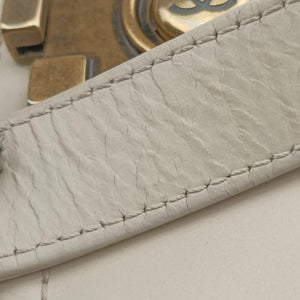 Vintage Chanel Jetsetter Boy Shopping White Leather A66714 shoulderbag | stylenewstar