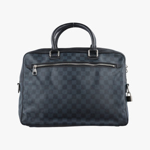 Vintage Louis Vuitton Porte-Documents Business Cobalt×Noir Damier×Leather N41347 handbag | stylenewstar