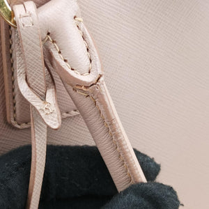 Pre-owned Prada Galleria Pink SAFFIANO Leather BN2274 shoulderbag | stylenewstar