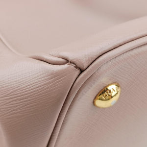 Pre-owned Prada Galleria Pink SAFFIANO Leather BN2274 shoulderbag | stylenewstar