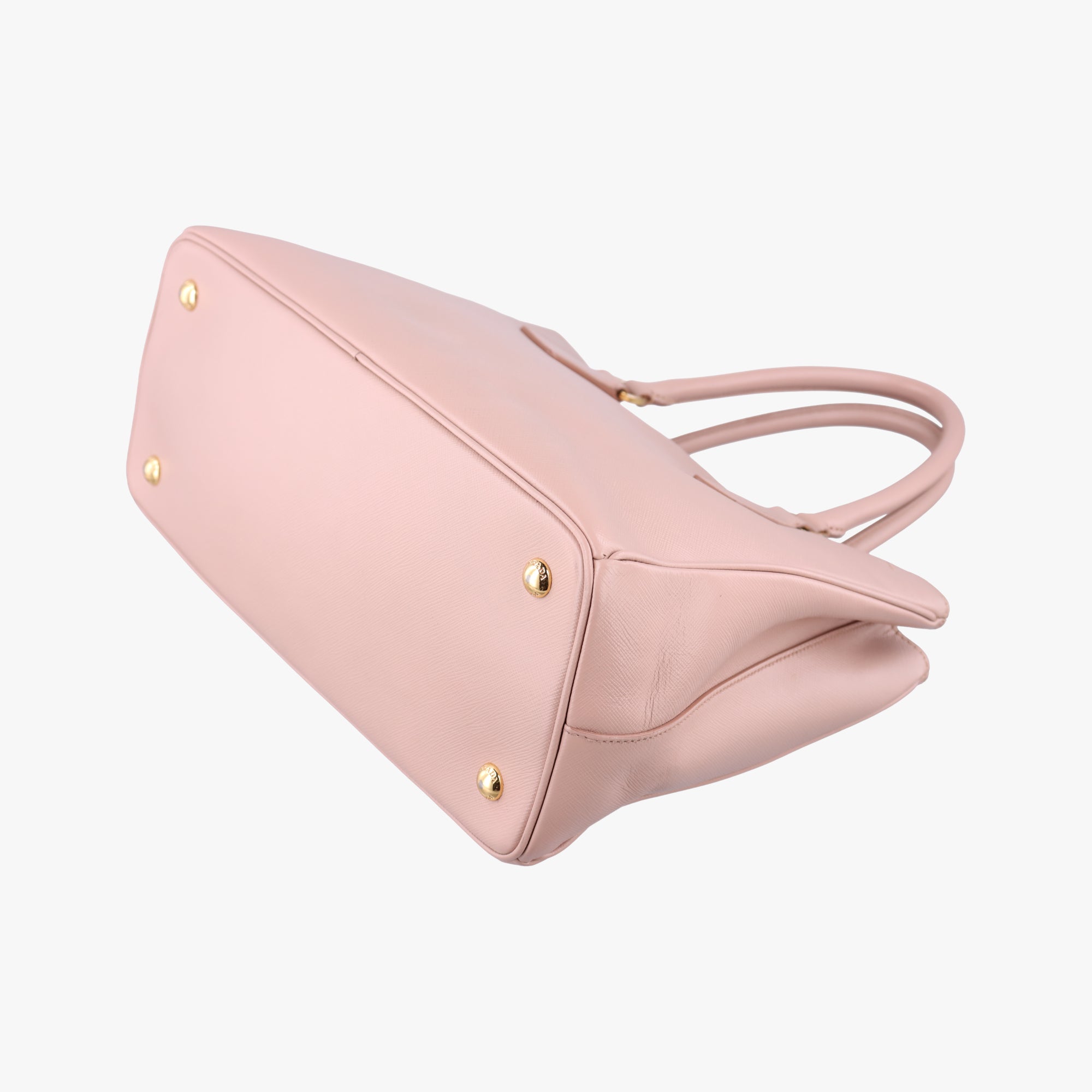 Pre-owned Prada Galleria Pink SAFFIANO Leather BN2274 shoulderbag | stylenewstar