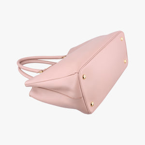 Pre-owned Prada Galleria Pink SAFFIANO Leather BN2274 shoulderbag | stylenewstar