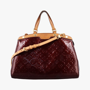 Pre-owned Louis Vuitton Brea MM ROUGE FAUVISTE Vernis M91690 shoulderbag | stylenewstar