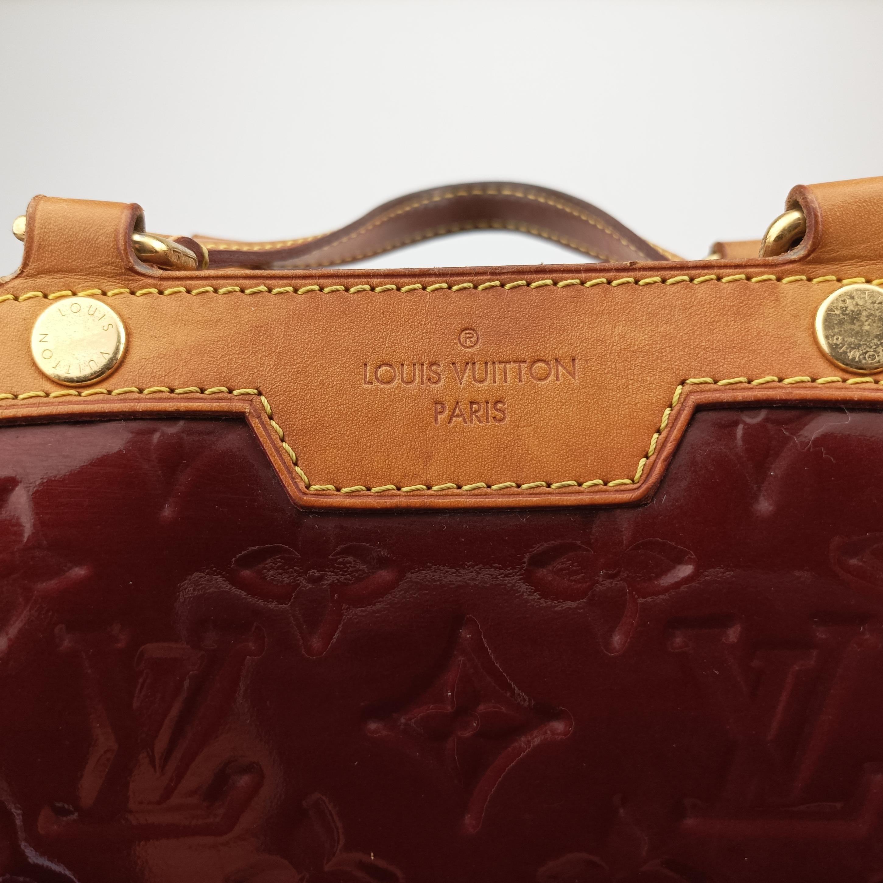Pre-owned Louis Vuitton Brea MM ROUGE FAUVISTE Vernis M91690 shoulderbag | stylenewstar