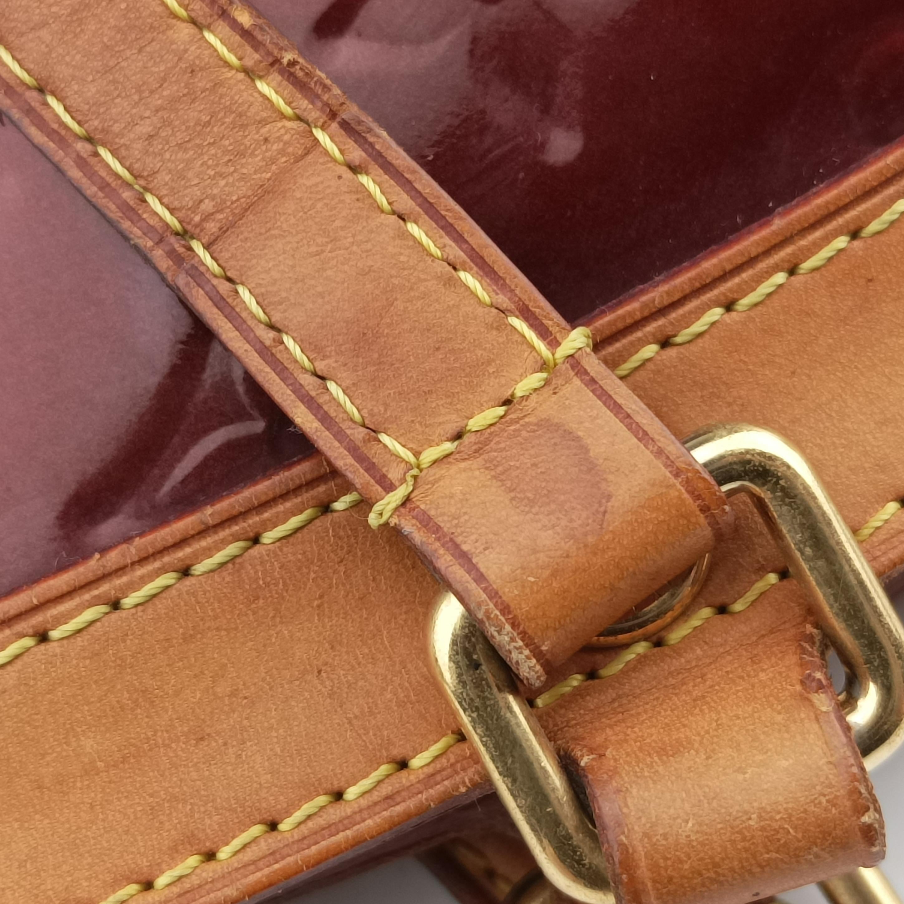 Pre-owned Louis Vuitton Brea MM ROUGE FAUVISTE Vernis M91690 shoulderbag | stylenewstar