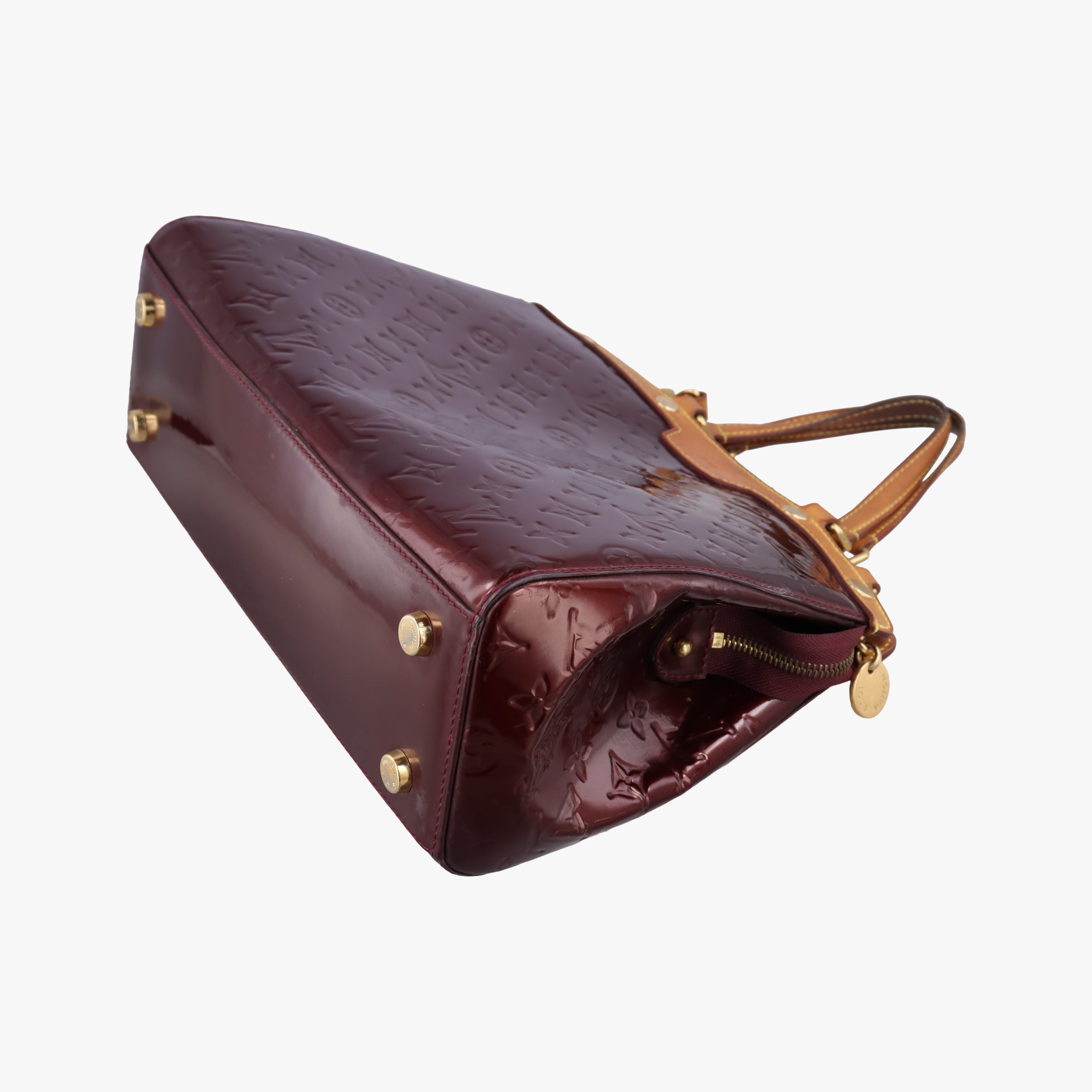 Pre-owned Louis Vuitton Brea MM ROUGE FAUVISTE Vernis M91690 shoulderbag | stylenewstar