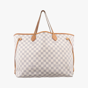 Vintage Louis Vuitton NEVERFULL GM AZUR Damier Canvas N51108 shoulderbag | stylenewstar