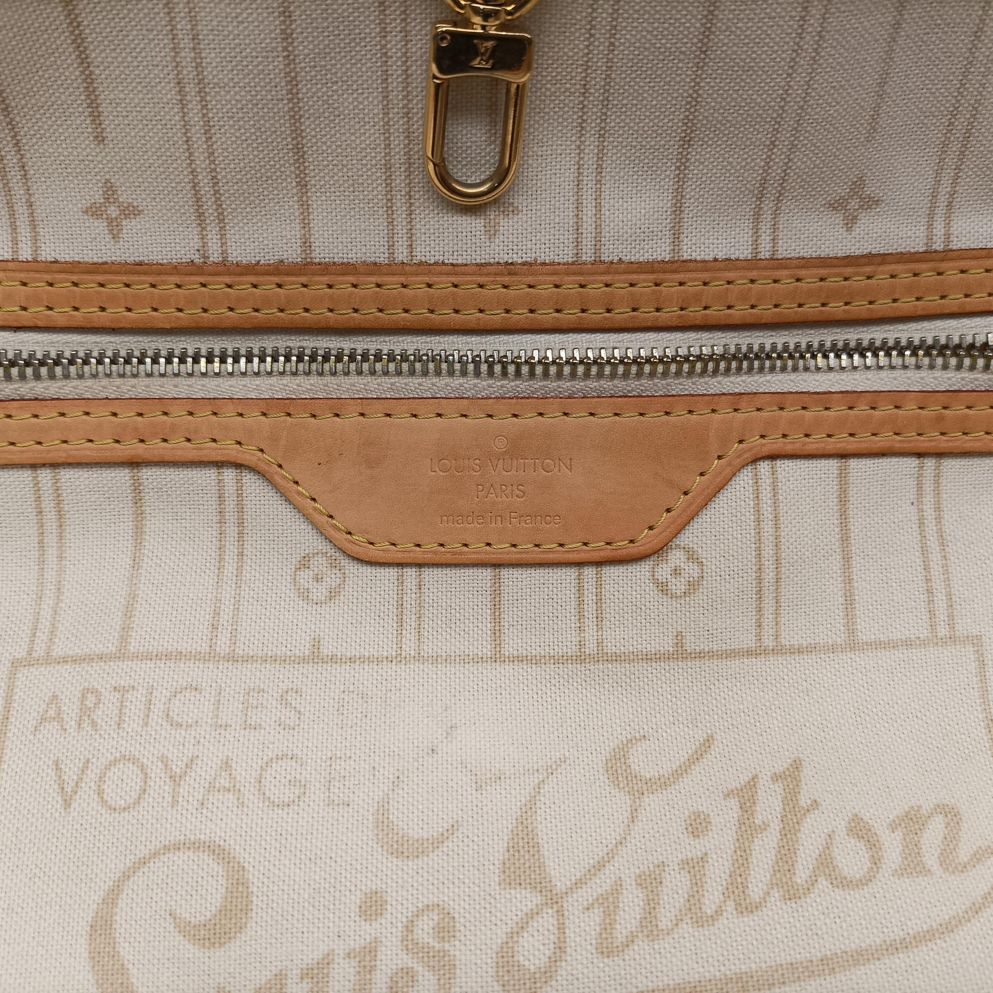 Vintage Louis Vuitton NEVERFULL GM AZUR Damier Canvas N51108 shoulderbag | stylenewstar