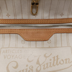 Vintage Louis Vuitton NEVERFULL GM AZUR Damier Canvas N51108 shoulderbag | stylenewstar